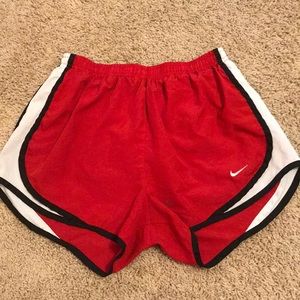 Red Nike Dri- Fit Shorts